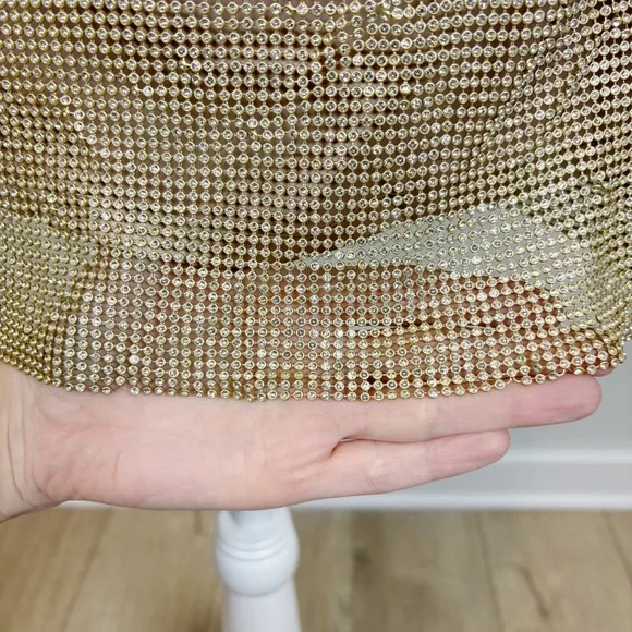 SNDYS Sunset Dress in Gold Size M - Picture 9 of 14